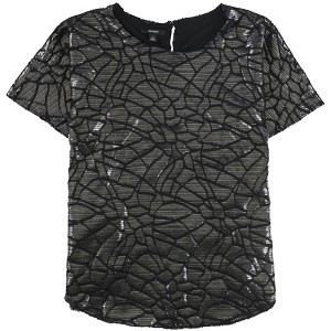 Alfani Womens Animal Print Pullover Blouse - 1 of 2