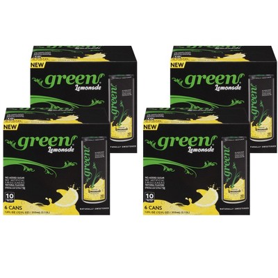 Green Cola Sparkling Lemonade - Case of 4/6 pack, 12 oz