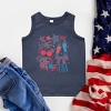 The Juniper Shop Patriotic Disco Collage Toddler Tank - 3 of 4