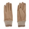 CTM Women's Knit Cuff Touchscreen Compatible Winter Gloves - 2 of 4