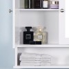 GlasFlength Decorative Wall Mirrors Wall Art Bathroom Decor Cabinet Vanity Medicine Cabinet Mirrors for Bathroom Wall, White, 22.05"*5.12"*22.8" - 4 of 4