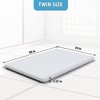 Native Nest Japanese Futon Floor Mattress - Twin - Medium Firm Shikibuton for Adults - Foldable and Portable Japanese Bed with Cotton Cover - 3 of 4