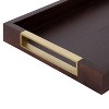Kate and Laurel Heller Tray, 12x16, Brown - 4 of 4