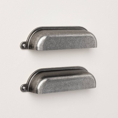 Vintage Library Drawer Bin Pulls (Set of 2) - Hearth & Hand™ with Magnolia