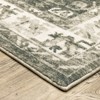 Salina Traditional Persian Style Inspired Area Rug Charcoal/Ivory - Captiv8e Designs - 2 of 4