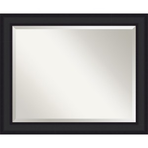 Amanti Art Oliver Beveled Wood Framed Bathroom Vanity Wall Mirror - 1 of 4