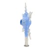 Morawski 12 Inch Ice Blue snowflake Tree Topper Glass Glitter Reflector Finial 17726 14.25 In Ice Blue Snowflake Tree Topper Christmas Finial, - 3 of 3