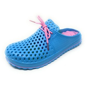 JEFFRICO Womens Clogs Breathable Lightweight Slip On Clogs Comfort Garden Shoes Lace - 1 of 4