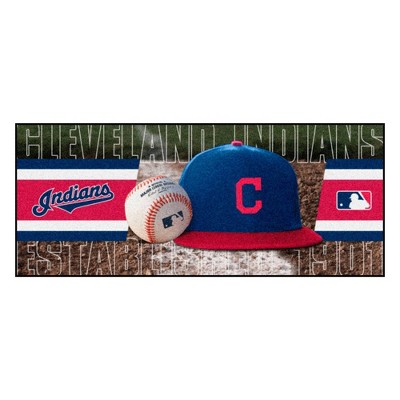 MLB Cleveland Indians 30"x72" Runner Rug