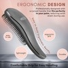 MEDca Detangling Brush Set – Rose Gold & Black Pain-Free Hair Brushes for Removing Tangles & Knots, Straightening & Smoothing Hair - 2 of 4