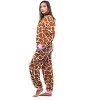 Just Love Womens One Animal Print Adult Bodysuit Hooded Pajamas - 2 of 4