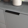 Sideboard Buffet Cabinet with Storage, Wood Coffee Bar Cabinet, 47.2" Kitchen Cabinet with 3 Drawers & 2 Doors, Kitchen Buffet Cabinet Cupboard - 3 of 4