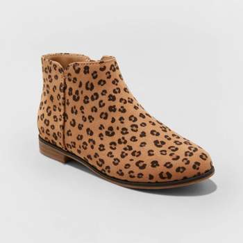 Girls' Holland Zipper Shearling Style Boots - Cat & Jack™ : Target