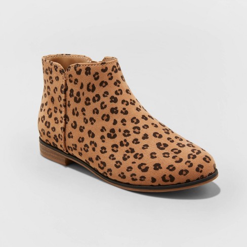 Girls cheetah boots sale