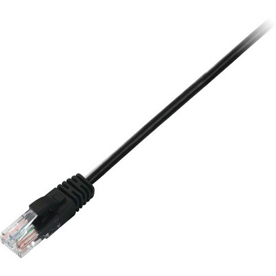 V7 Black Cat5e Unshielded (UTP) Cable RJ45 Male to RJ45 Male 0.5m 1.6ft