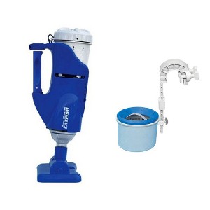 WaterTech Pool Catfish Battery Vacuum Cleaner + Wall Automatic Skimmer - 1 of 4