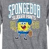 Boys' - SpongeBob SquarePants - Spongebob Slugger Pants Long Sleeve Graphic T-Shirt - 2 of 4