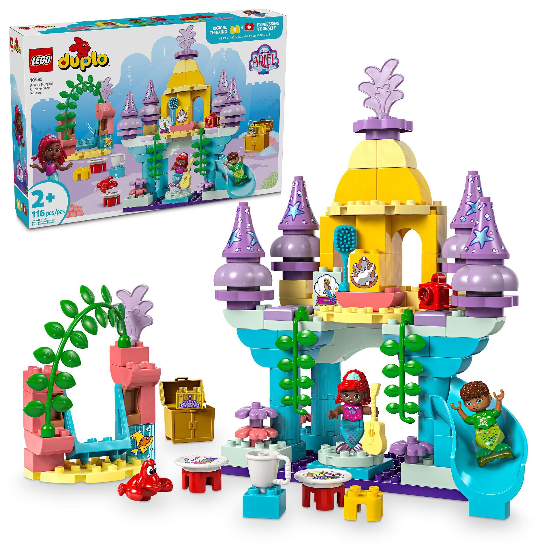 LEGO DUPLO Disney Ariel's Magical Underwater Palace Kids Learning Toy 10435