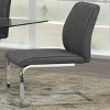 Brassex Set of 2 Ezra Dining Chairs Gray - 2 of 4