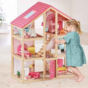 Tiny Land® Sweetwood Love Dollhouse without Dolls - 1 of 4