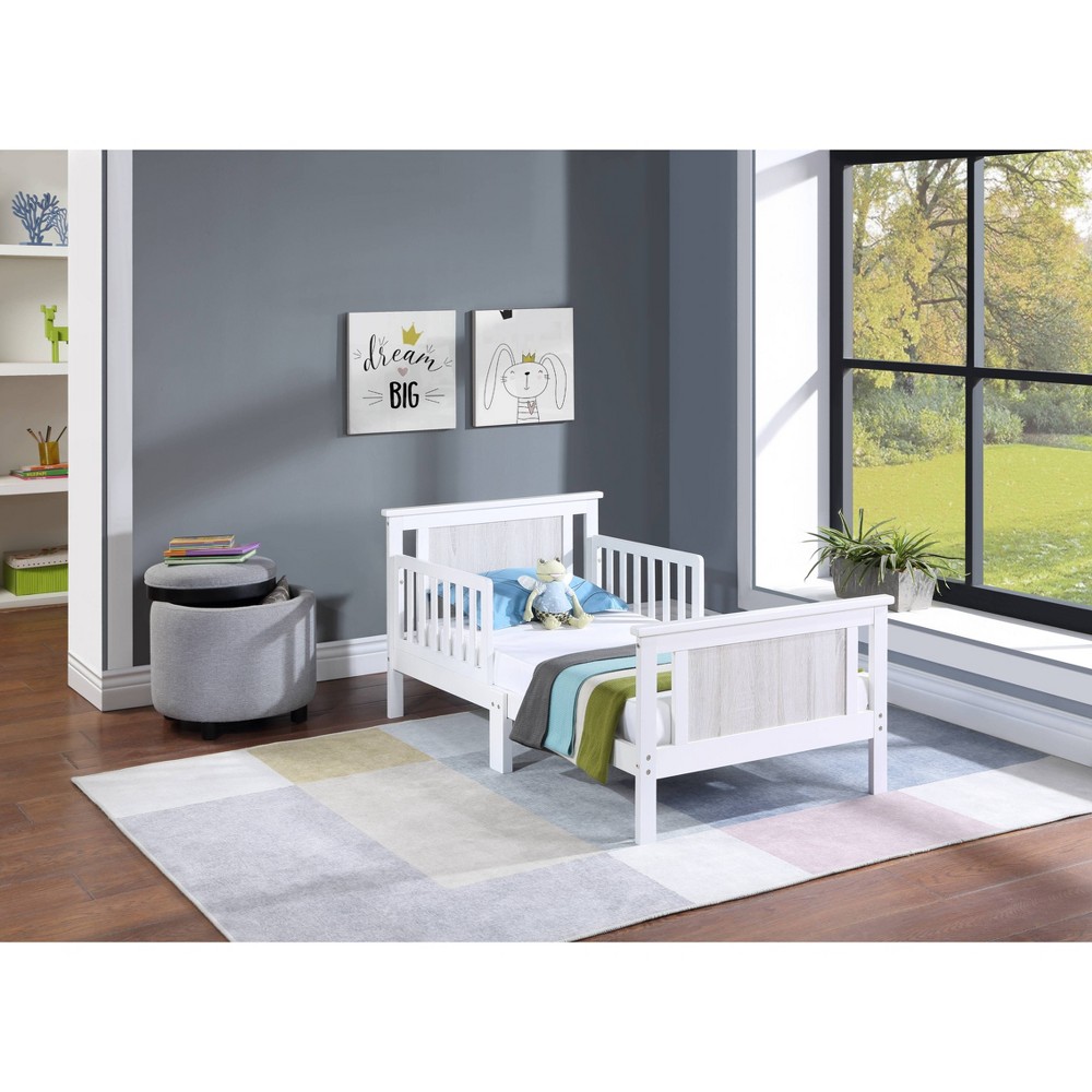 Photos - Bed Frame Olive & Opie Connelly Toddler Bed - White