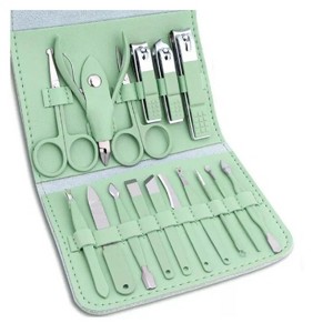 Kitcheniva 16-Piece Stainless Steel Manicure Kit - 1 of 2