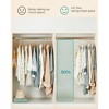 SONGMICS Baby Hangers 50 Pack, Kids Hangers for Closet, Swivel Hooks, Space-Saving Clothes Hangers, Velvet Hangers for Nursery, Non-Slip, - 4 of 4