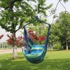Sorbus Hanging Rope Hammock Chair Swing Seat for Any Indoor or Outdoor Spaces- Max. 265 Lbs -2 Seat Cushions Included - 2 of 4
