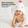 KeaBabies Cuddle Baby Hooded Towel, Organic Baby Bath Towel, Hooded Baby Towels, Baby Beach Towel for Newborn, Kids - 3 of 4