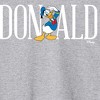 Men's - Disney - Simple Donald Font Long Sleeve Graphic T-Shirt - 2 of 4