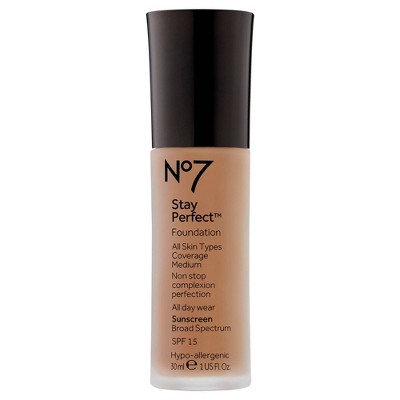 No7 Stay Perfect Foundation SPF 15 - 03 Warm Ivory - 1oz