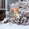 Briarwood Lane Winter Garden Flag 12x18 For Outdoor Winter Church Seasonal For Winter Garden Flag Flags For Outside - 4 of 4