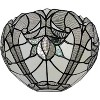 Amora Lighting Tiffany Style White Floral Wall Sconce Lamp 12" Wide - 2 of 4