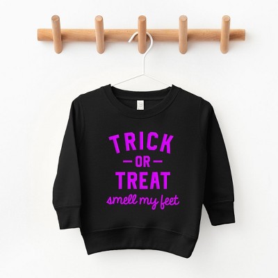 The Juniper Shop Smell My Feet Puff Print Toddler Graphic Sweatshirt