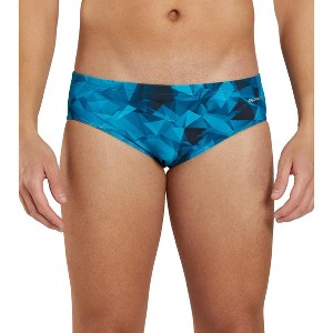 Sporti Sporti Fractalicious Brief Swimsuit (22-40) Blue 36 - 1 of 4