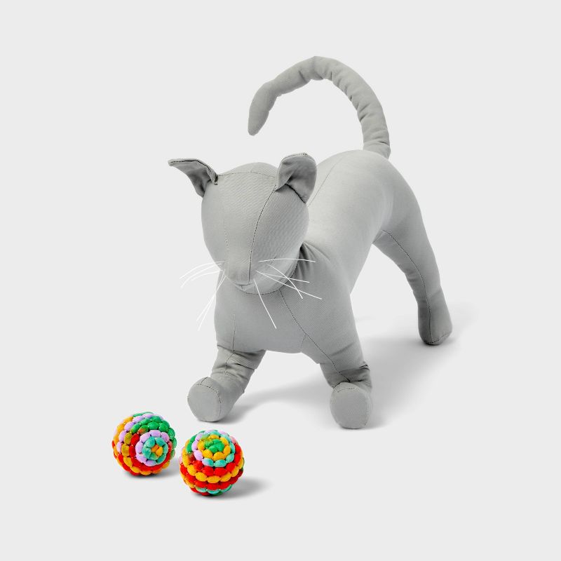 Rainbow Ball Cat Toy Set - 2pk - Boots &#38; Barkley&#8482;, 4 of 5