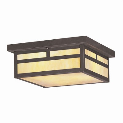 Livex Lighting Montclair Mission 3 - Light Flush Mount in  Bronze