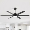 Airsurfer 65" Color-Changing LED Indoor/Covered Outdoor Ceiling Fan, 6 Plywood Blades, DC Motor, 6''/12'' Down Rods, Remote Included - 4 of 4