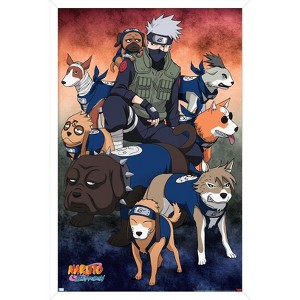 Trends International Naruto Shippuden - Kakashi Ninja Hounds Framed Wall Poster Prints - 1 of 4