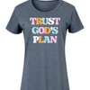 Women's - Instant Message - Trust God's Plan Graphic T-shirt Dress - 2 of 4