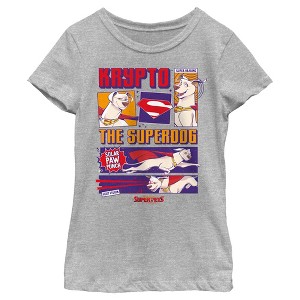 Girl's DC League of Super-Pets Krypto the Superdog T-Shirt - 1 of 4