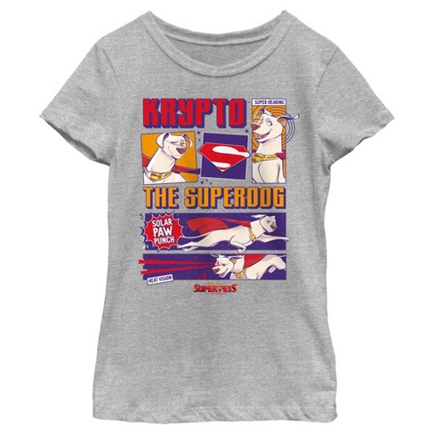 Girl's DC League of Super-Pets Krypto the Superdog T-Shirt - image 1 of 4