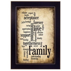 Family I By Susan Ball, Printed Wall Art, Ready To Hang Framed Poster, Black Frame - 1 of 4