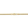 Black Bow Jewelry 2mm 14k Yellow Gold Hollow Wheat Chain Necklace - 4 of 4