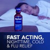 Vicks Nyquil Cold & Flu Nighttime Relief, Cherry, Twin-Pack, 2X12 Oz - 3 of 4
