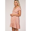 PinkBlush Pink Floral Ruffle Accent Maternity Dress - 2 of 4