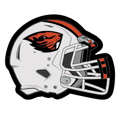 Evergreen Ultra-Thin Edgelight LED Wall Decor, Helmet, Oregon State University- 19.5 x 15 Inches Made In USA