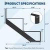 Garvee 2 Pack Steel Stair Step Riser, Metal Stair Stringer with Reinforcing Support Legs for Indoor/Outdoor Steps - 2 of 4