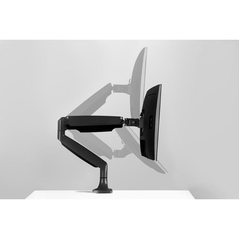 Mount-It! Single Monitor Arm Desk Mount | Gas Spring Monitor Arm | Full Motion Articulating Height Adjustable Fits 21 - 32 in. | Clamp & Grommet Base, 4 of 7