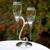 Hortense B. Hewitt 8oz Raindrop Wedding Champagne Flutes: Glassware, Hand Wash, Wedding Toasting Glasses, Set of 2 - 2 of 2